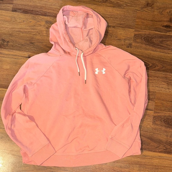 Under Armour Coral Hoodie with Logo - Picture 1 of 3